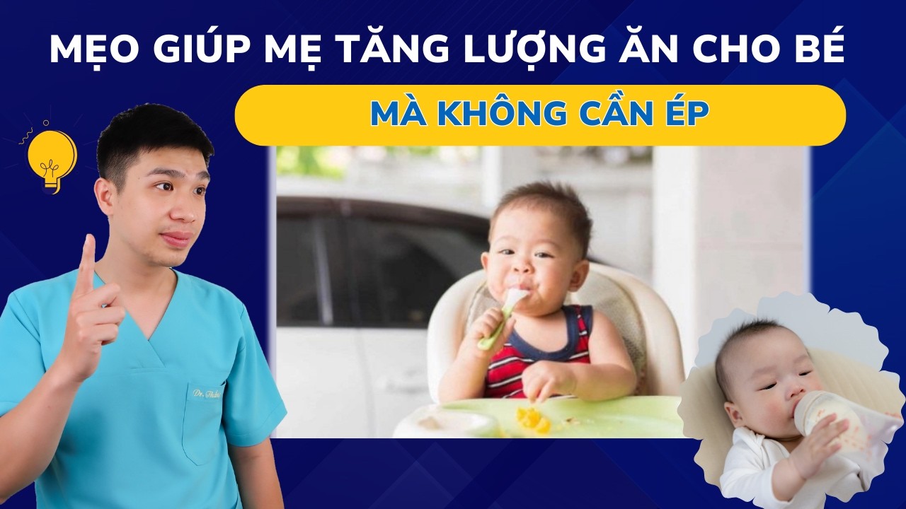 Mẹo tăng lượng ăn cho con mà con không kêu chán